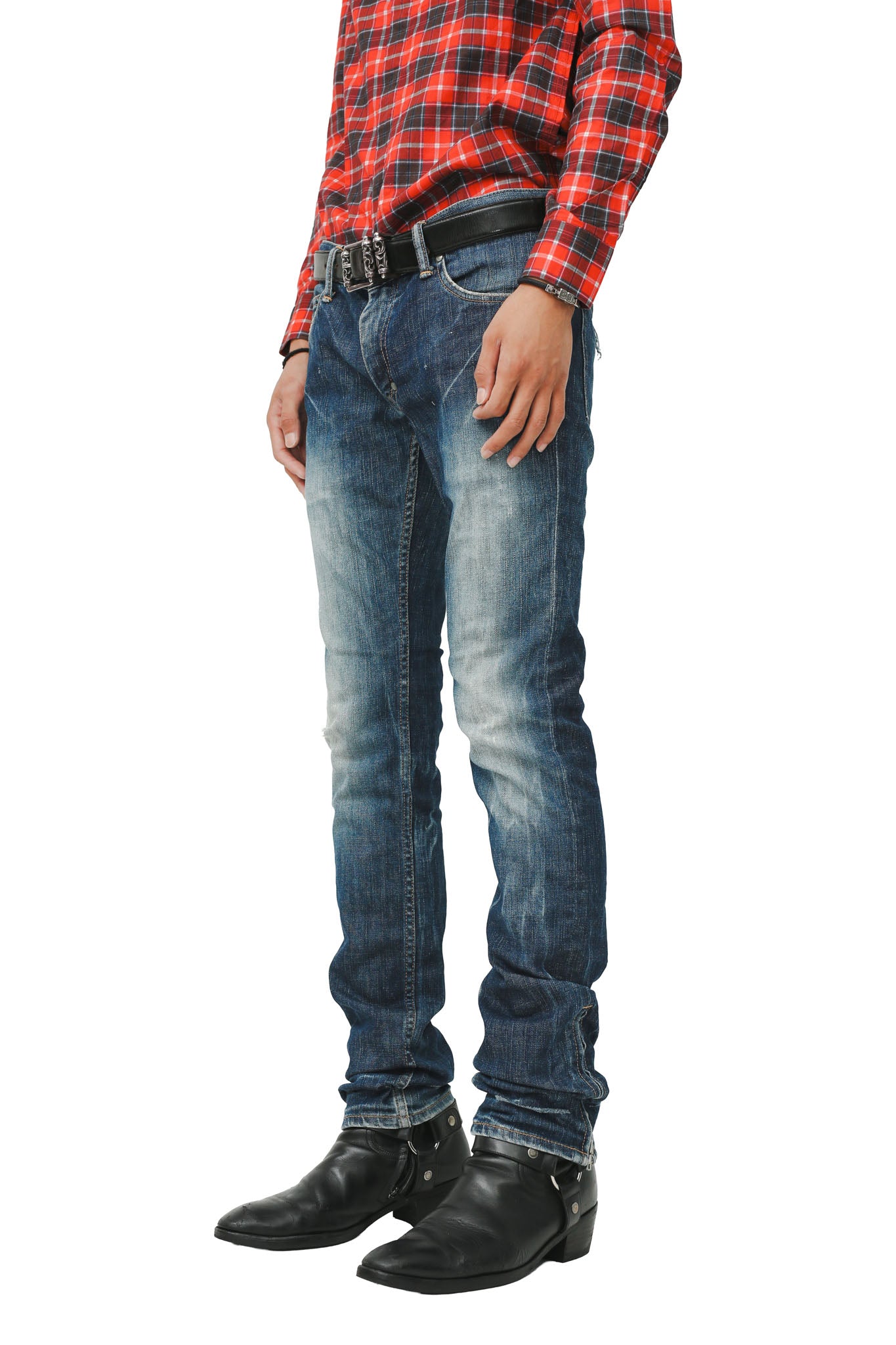 PLEDGE - ZIPPED SKINNY JEANS
