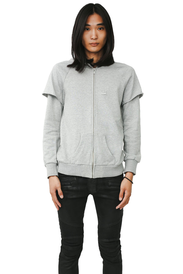 LAYERED ZIP HOODIE