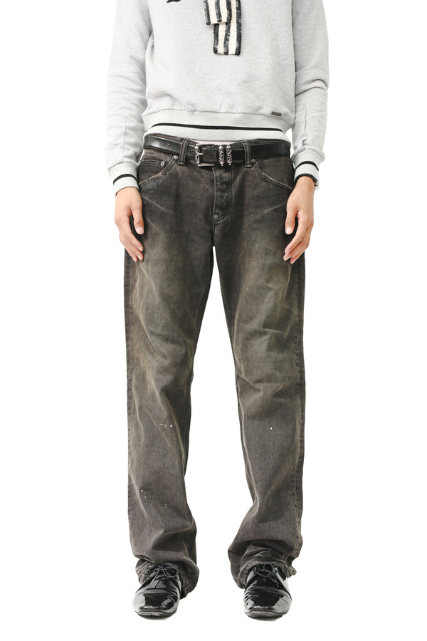 STRAIGHT FADED JEANS