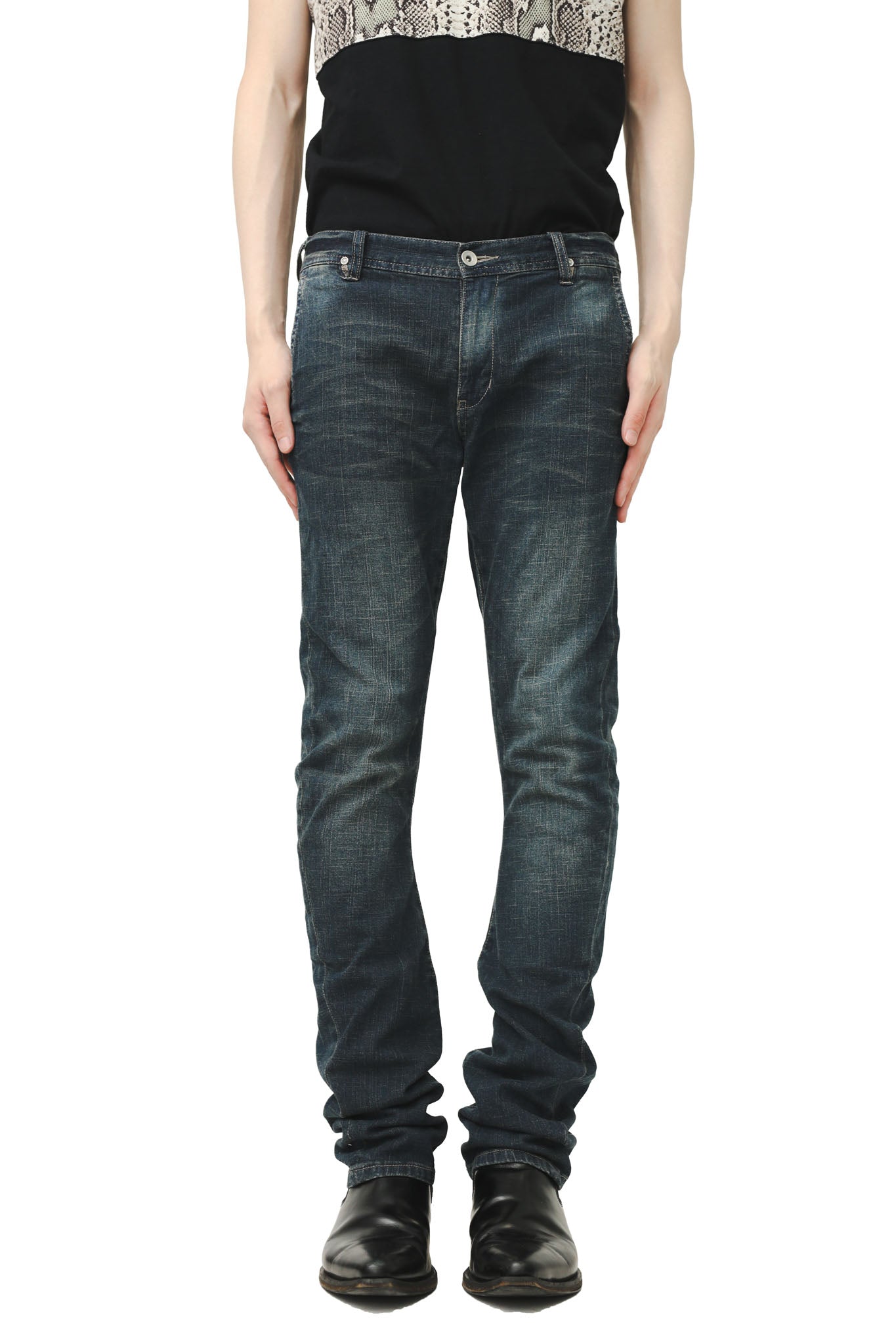 VINTAGE - SEAM FADED SKINNY JEANS