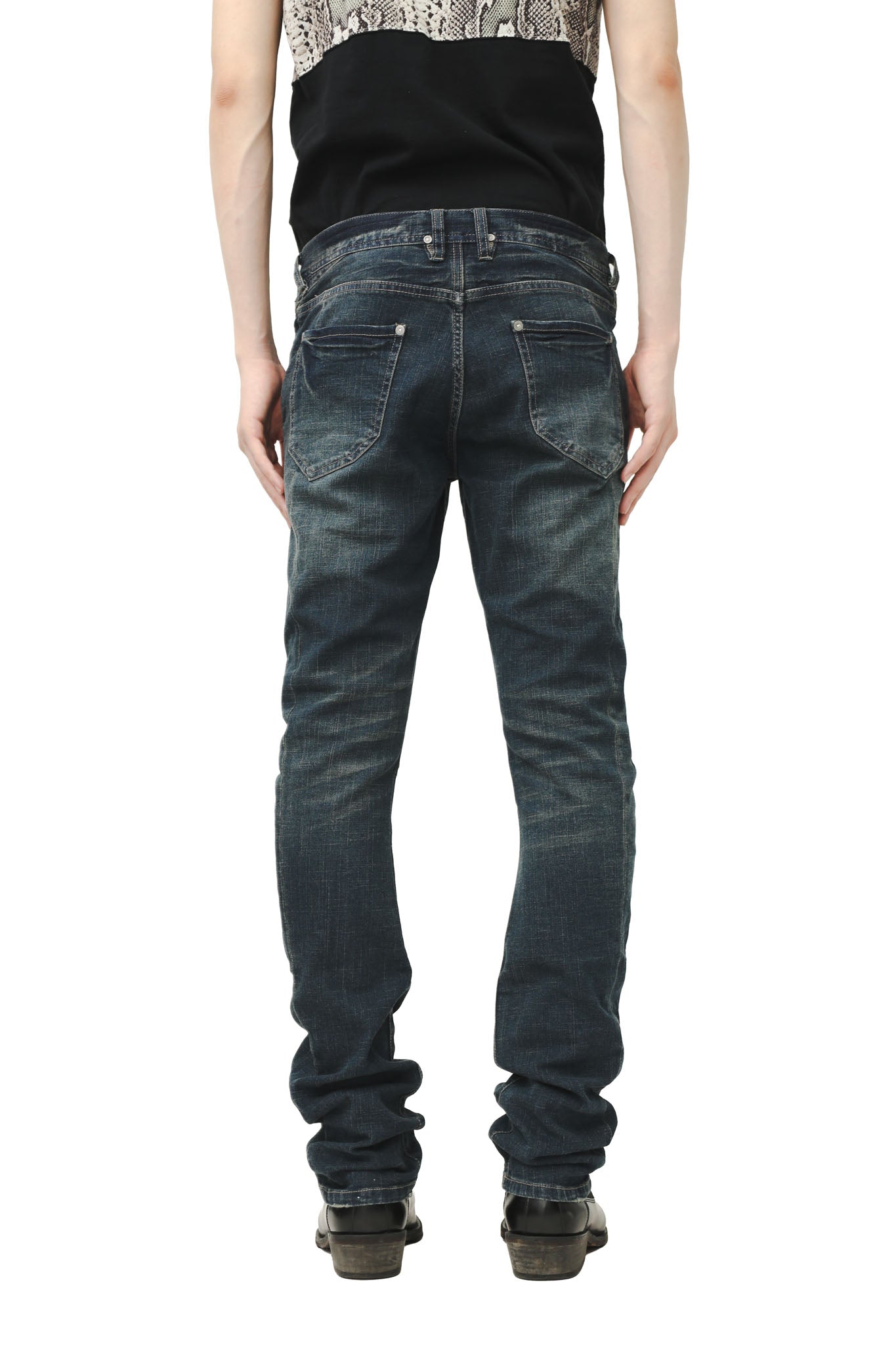 VINTAGE - SEAM FADED SKINNY JEANS