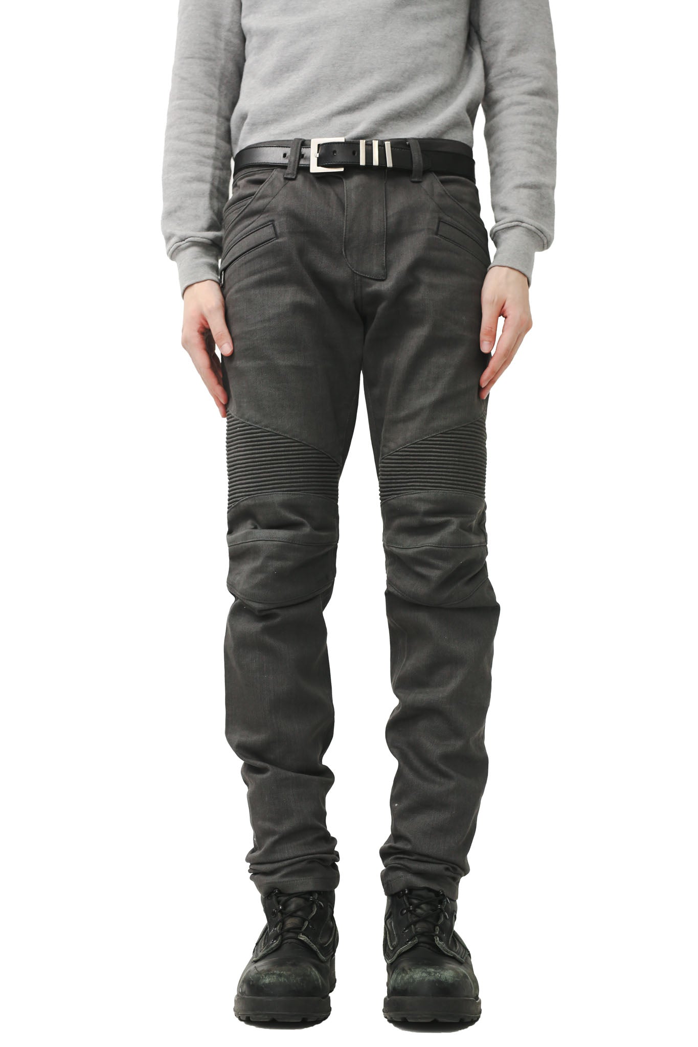 BALMAIN - BIKER JEANS