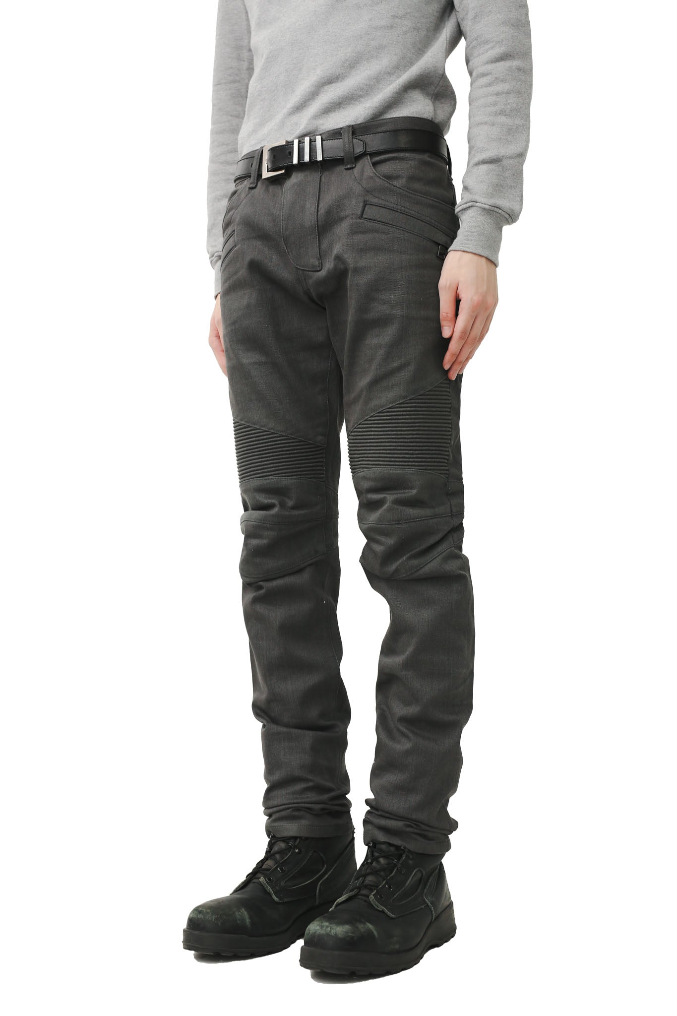 BALMAIN - BIKER JEANS