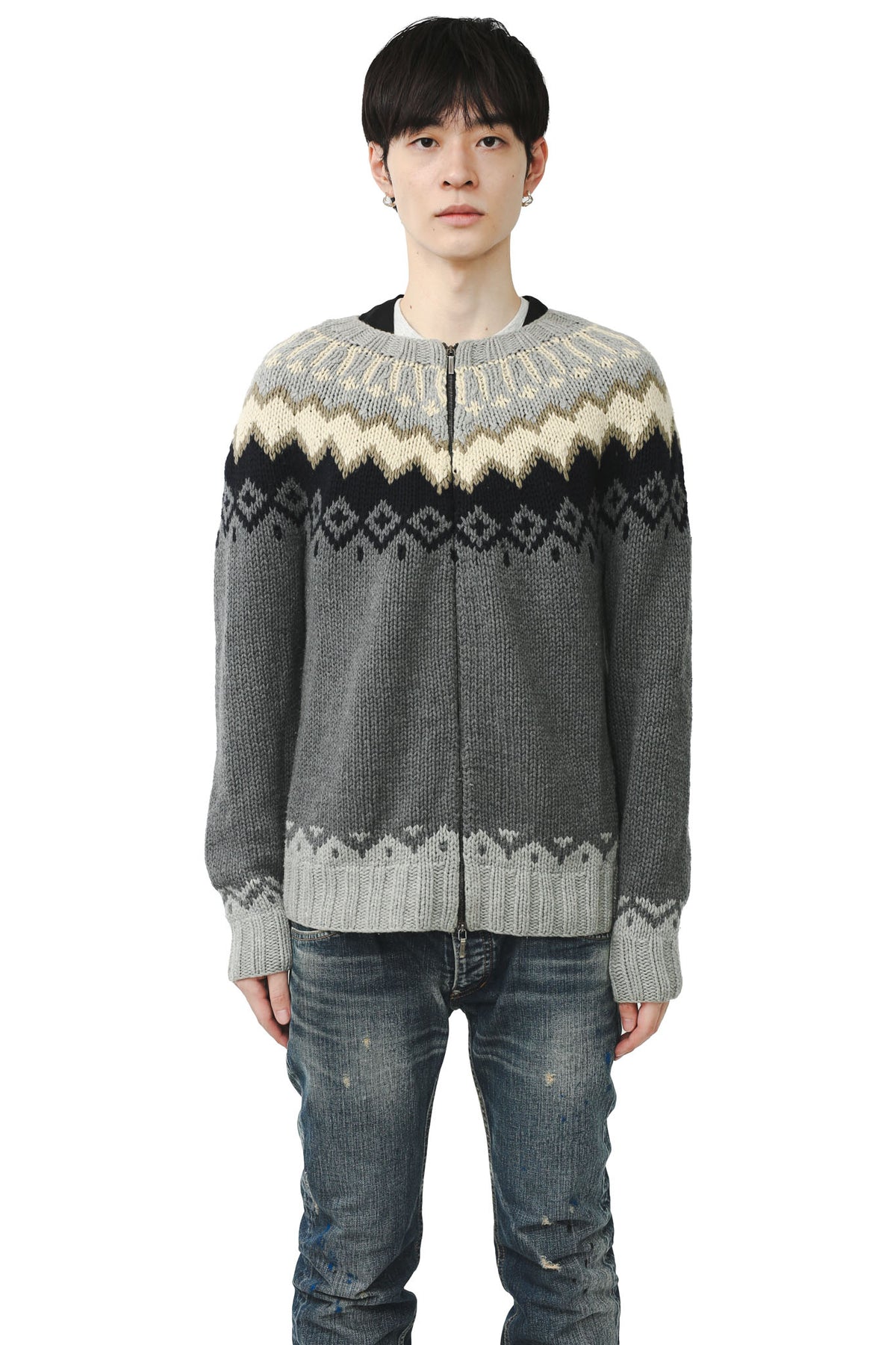 JIL SANDER BY RAF SIMONS - NORDIK KNIT CARDIGAN