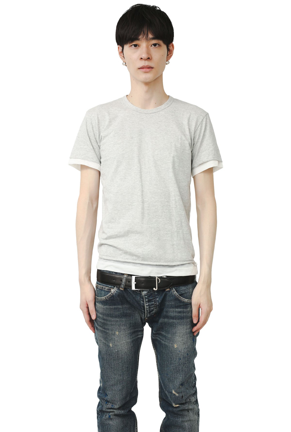 COMME DES GARCONS HOMME PLUS - LAYERED TEE