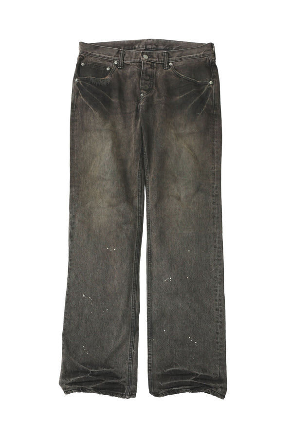 STRAIGHT FADED JEANS
