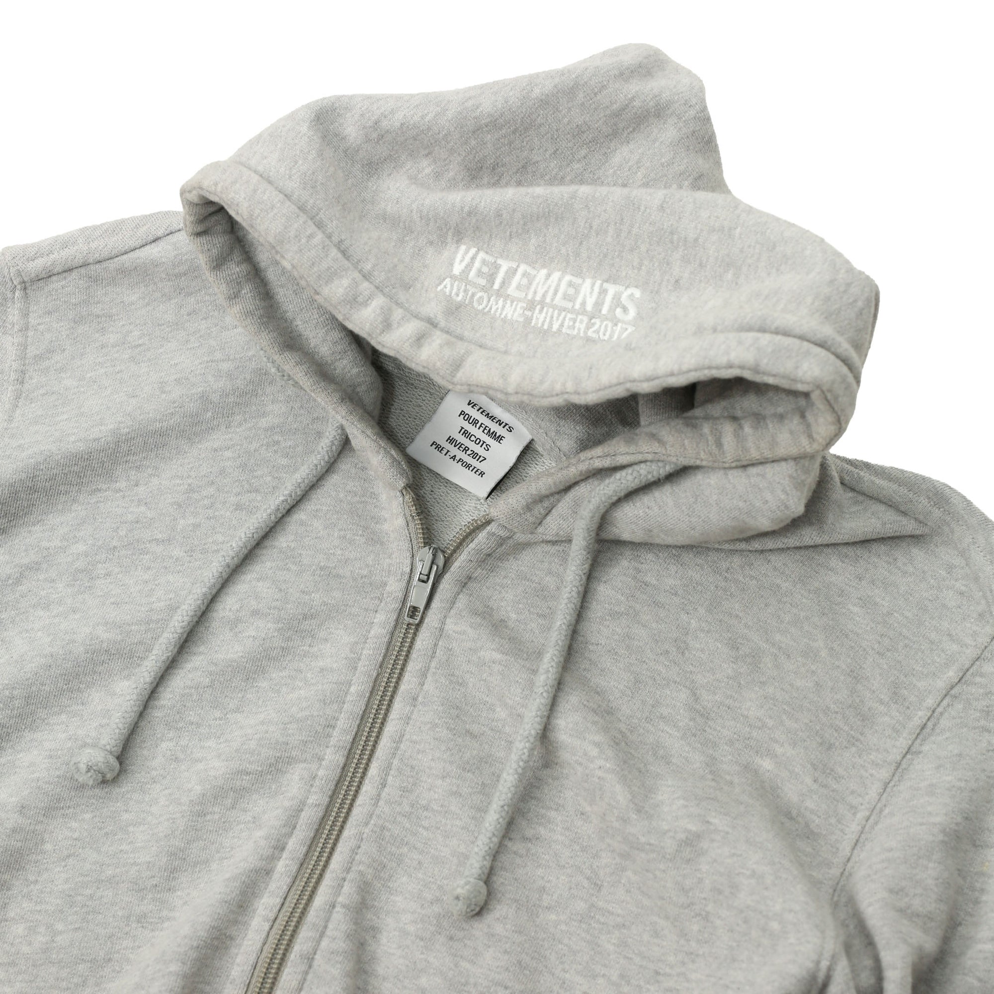 VETEMENTS 16F/W - TIGHT ZIP HOODIE
