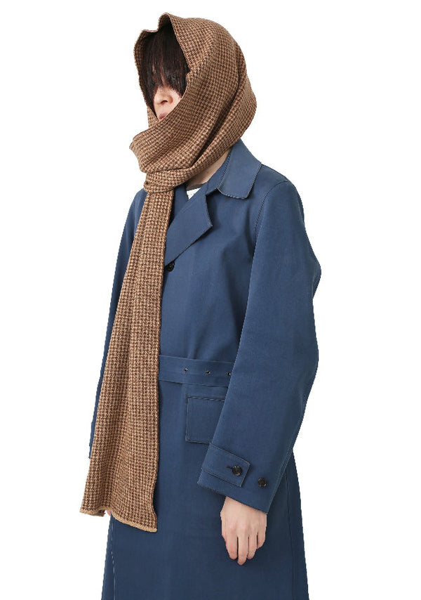 HOUNDSTOOTH KNIT SCARF