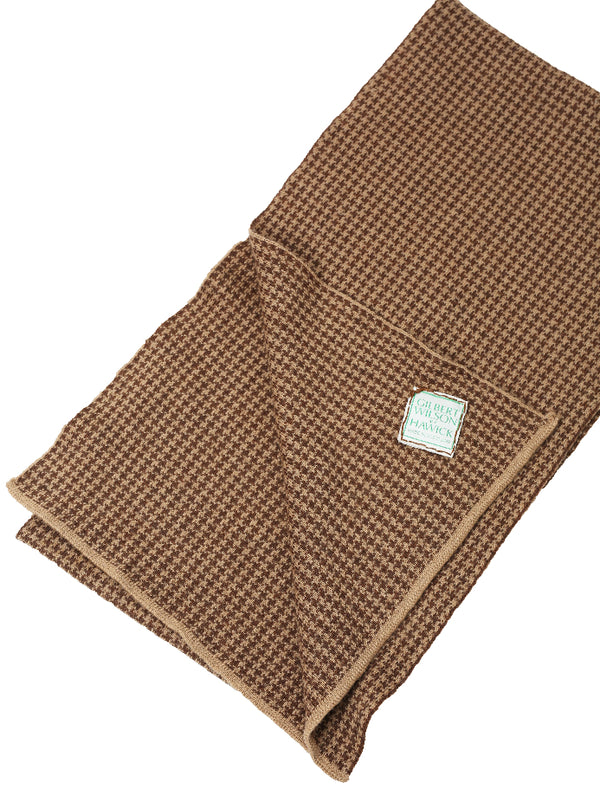 HOUNDSTOOTH KNIT SCARF