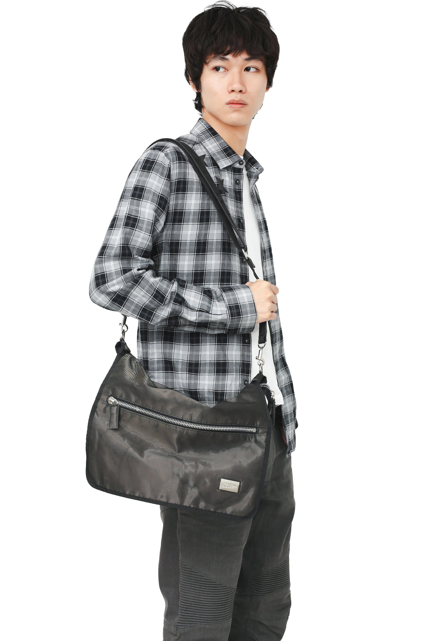 JEAN PAUL GAULTIER - NYLON SHOULDER BAG