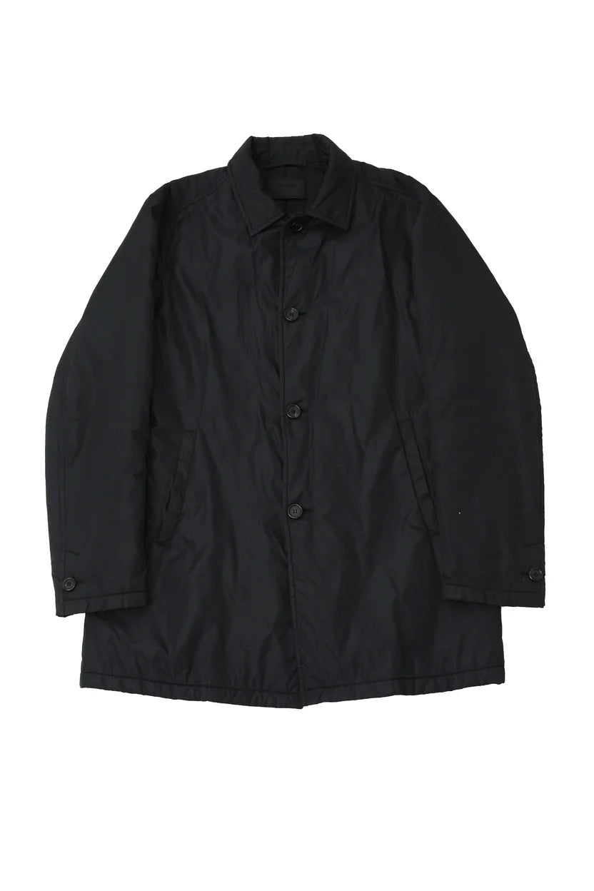 Prada - stein collar nylon coat