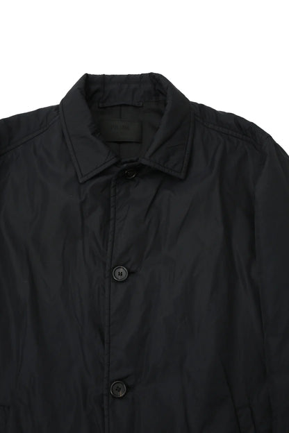 Prada - stein collar nylon coat