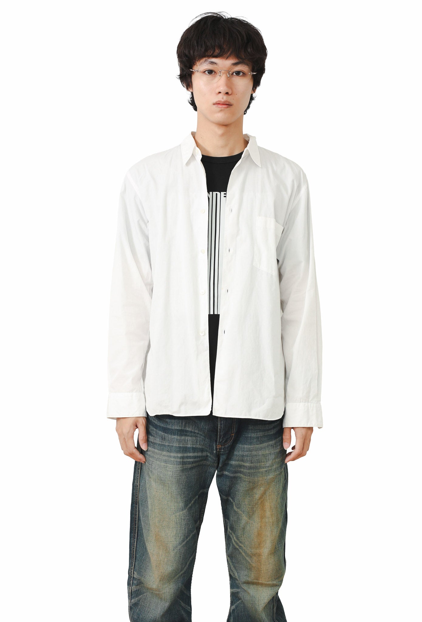 COMME DES GARCONS HOMMEPLUS - BACK SKULL SHIRT