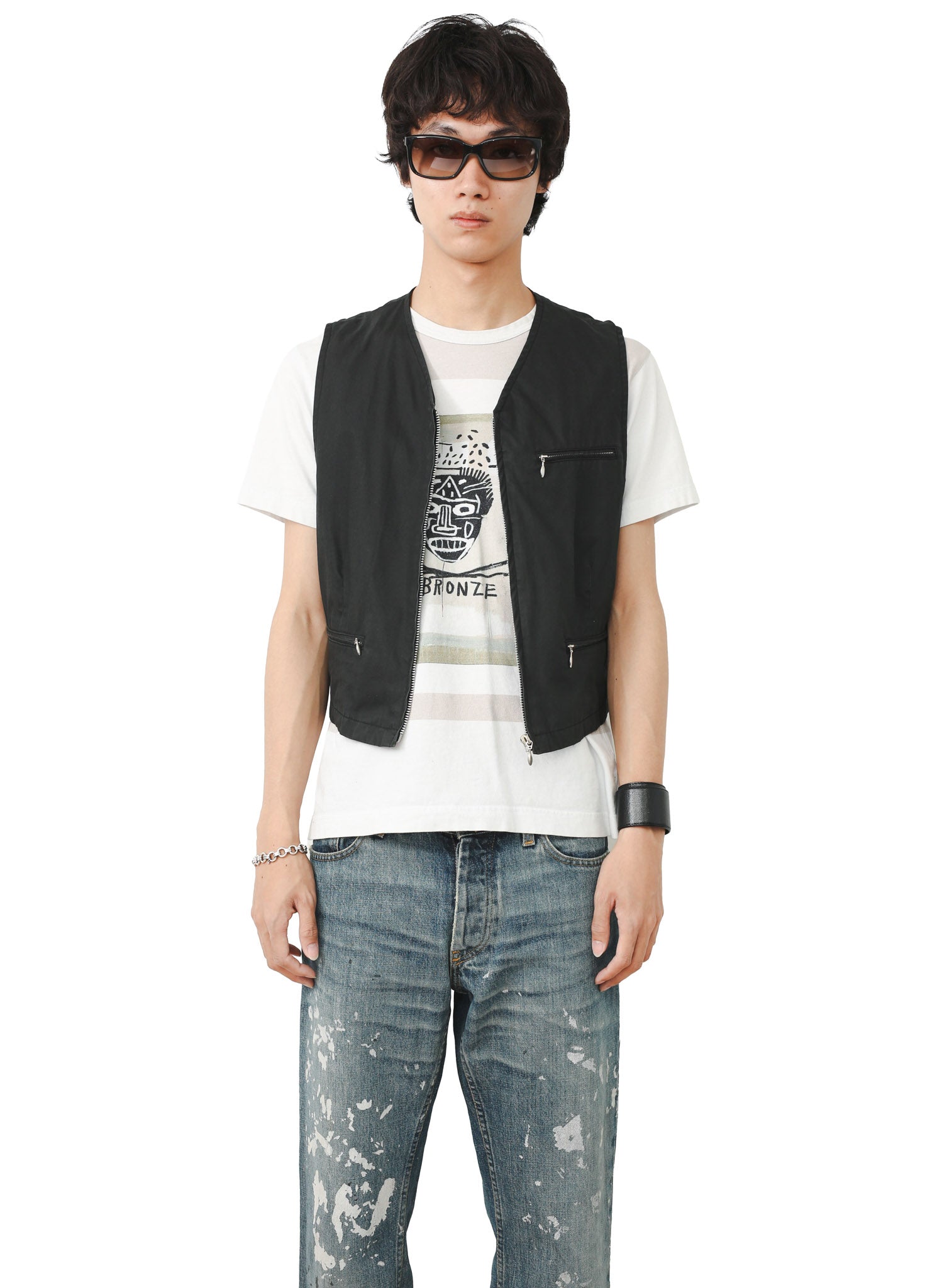 5351 POUR LES HOMME - ZIP VEST
