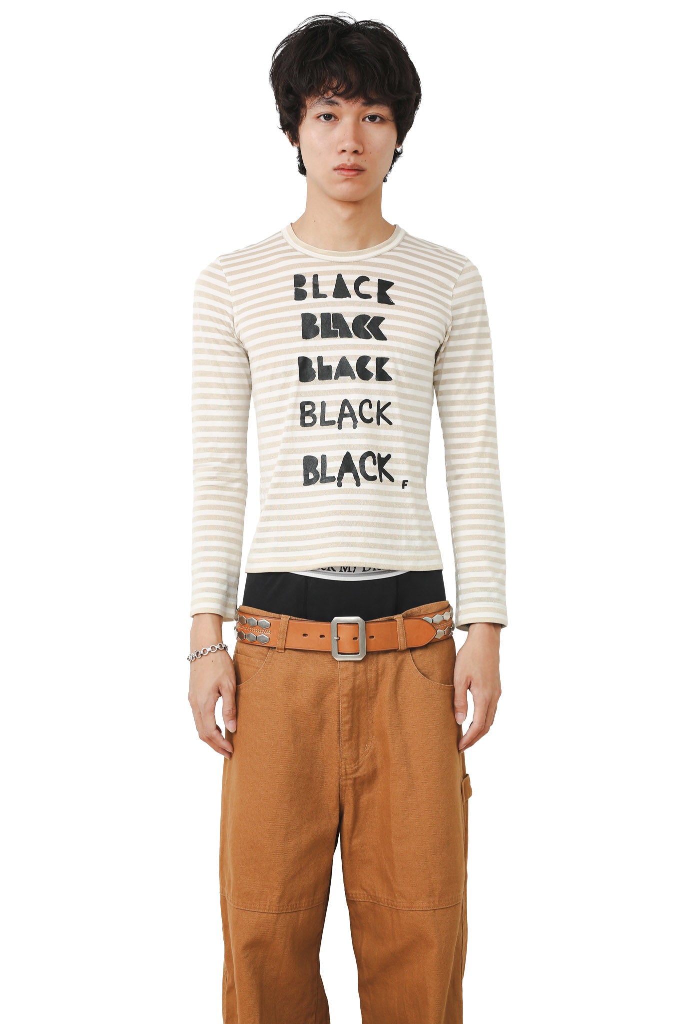 COMME DES GARCONS - BORDER L/S TEE