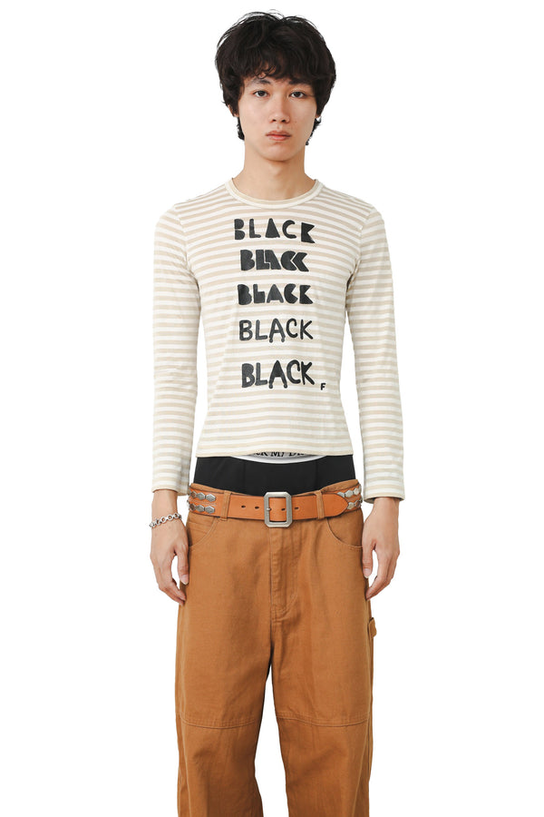 COMME DES GARCONS - BORDER L/S TEE