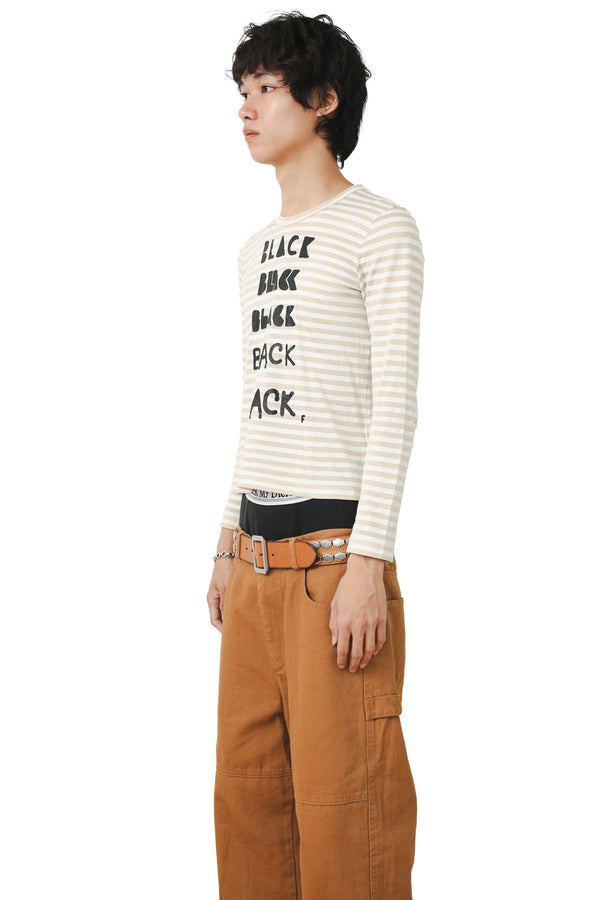 COMME DES GARCONS - BORDER L/S TEE