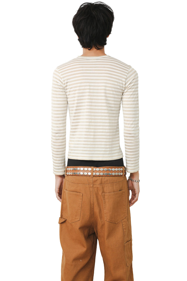 COMME DES GARCONS - BORDER L/S TEE
