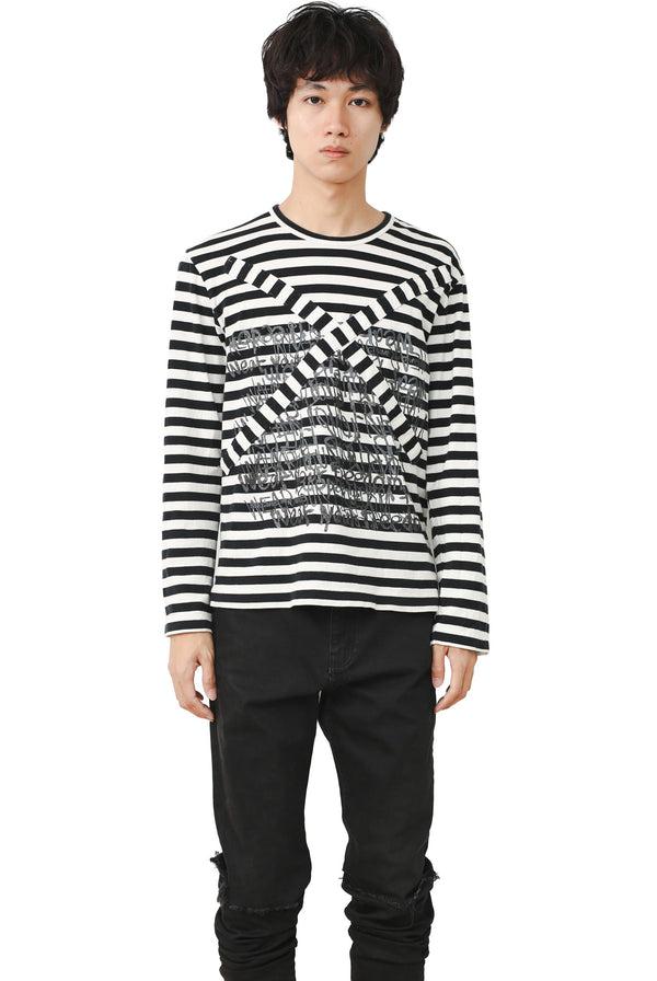 COMME DES GARCONS - BORDER L/S TEE