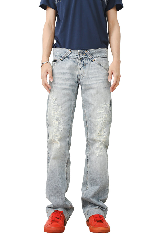 DOLCE&GABBANA - FADED STRAIGHT JEANS