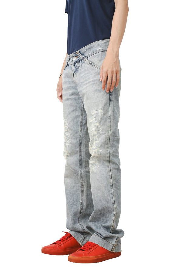 DOLCE&GABBANA - FADED STRAIGHT JEANS