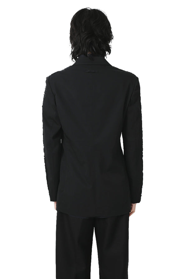 JEAN PAUL GAULTIER HOMME - SPPANGLE ZIP TAILORED JACKET