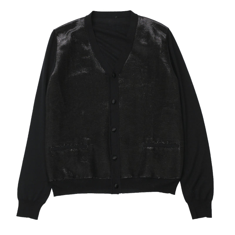 JIL SANDER by RAF SIMONS - SWITCHING KNIT CARDIGAN
