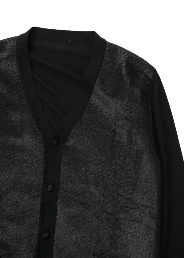 JIL SANDER by RAF SIMONS - SWITCHING KNIT CARDIGAN