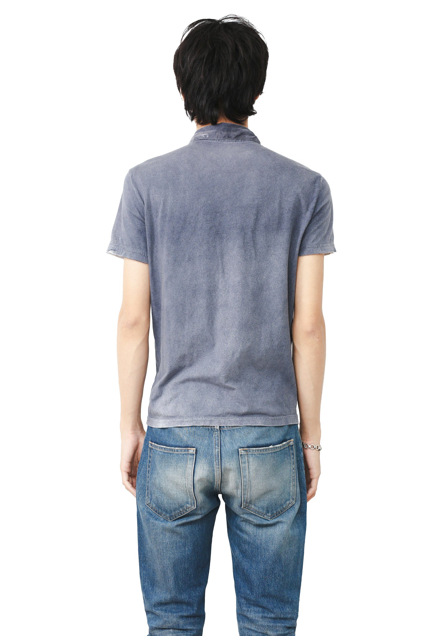ARMANI  EXCHANGE - FADED POLO SHIRT
