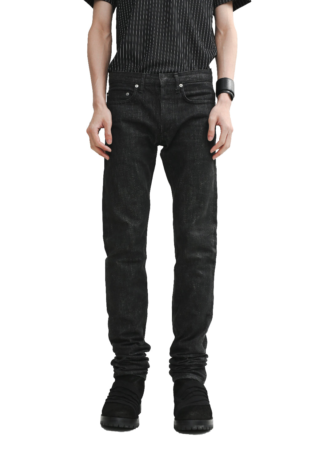 DIOR HOMME 07F/W - BLACK STRAIGHT JEANS