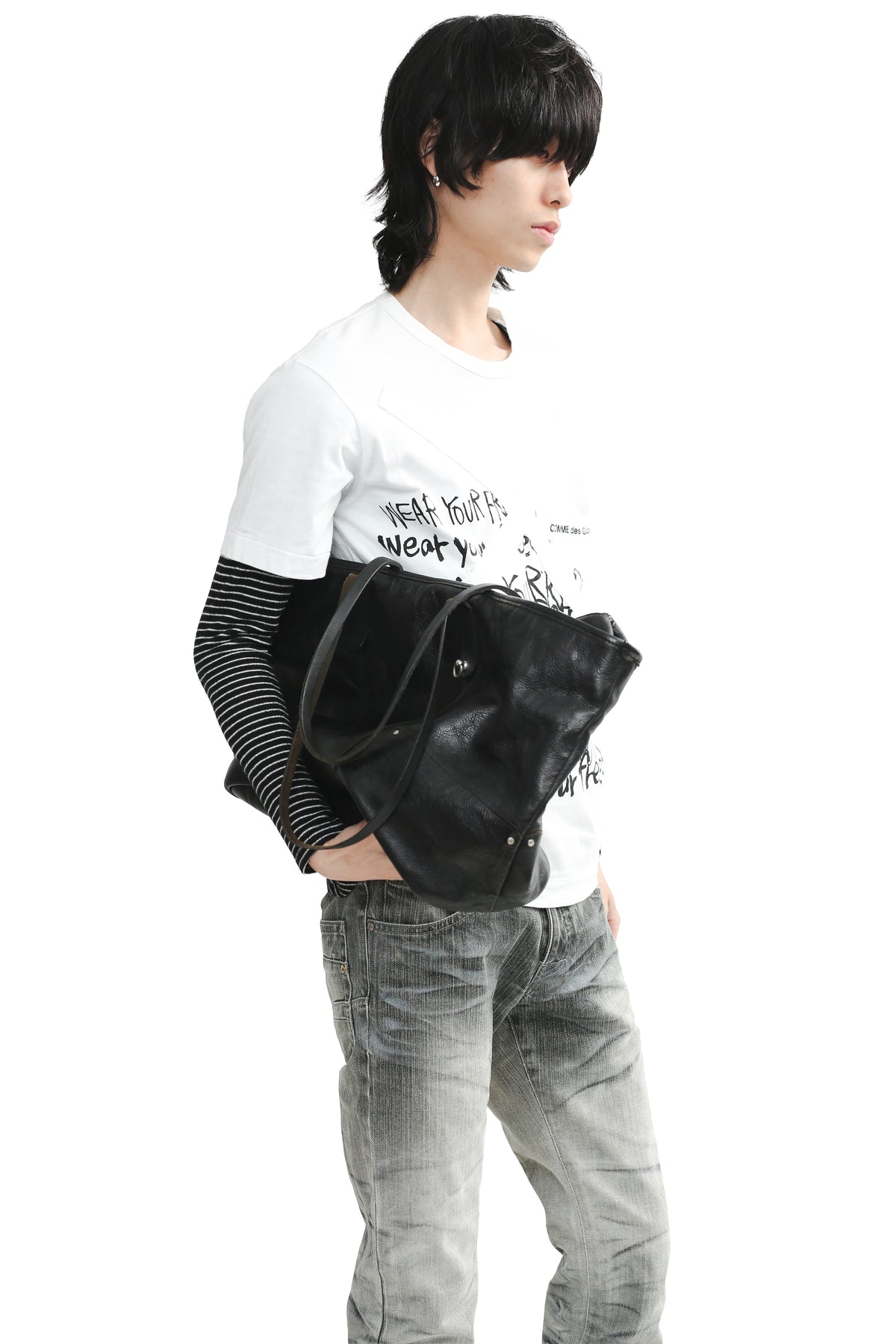 TORNADO MART - LEATHER TOTE BAG – v・・t・-l