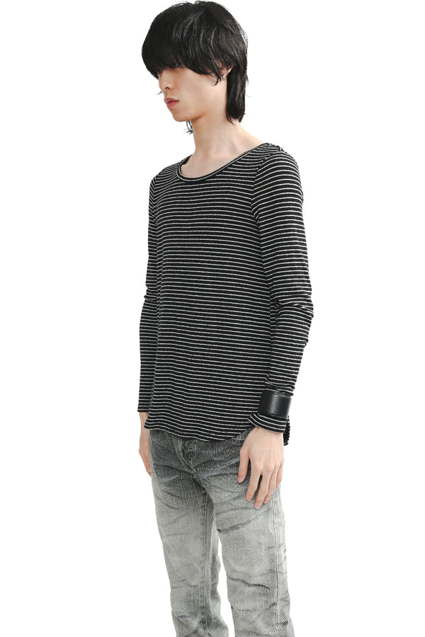 BORDER LONG SLEEVE TEE