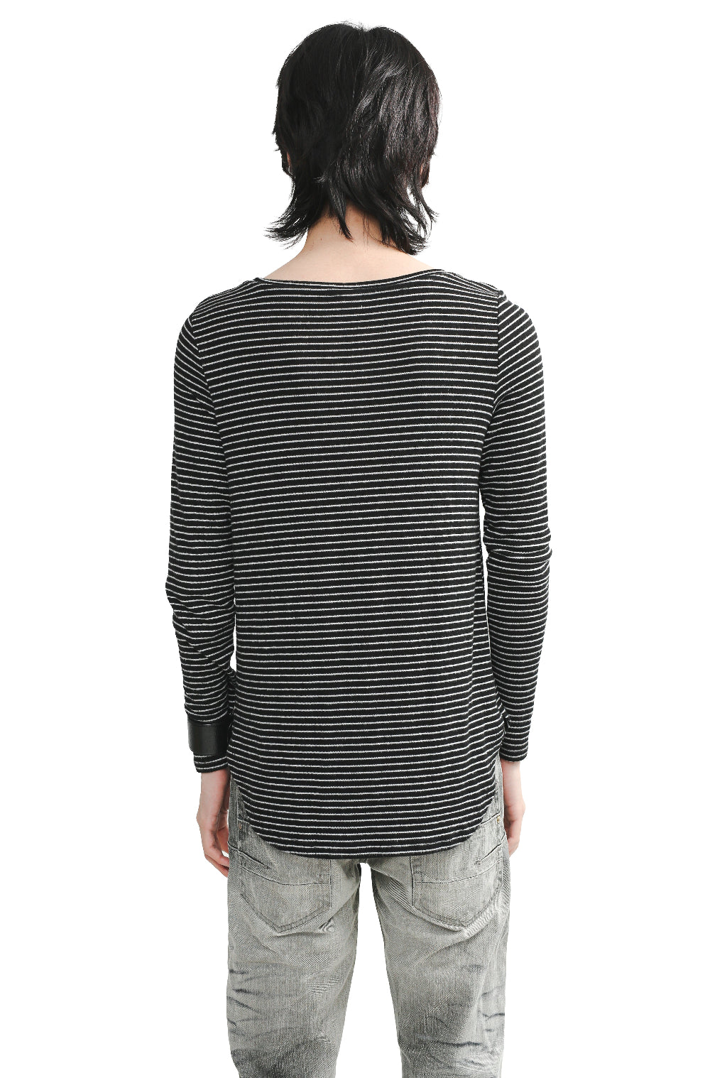 BORDER LONG SLEEVE TEE
