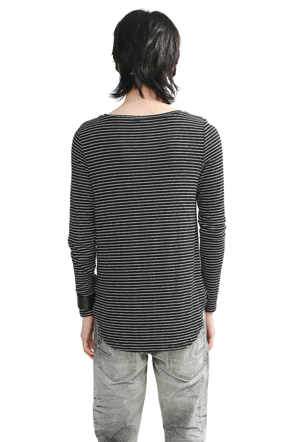 BORDER LONG SLEEVE TEE