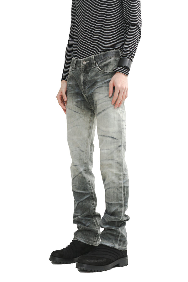 TORNDO MART - FADE GREY SKINNY JEANS