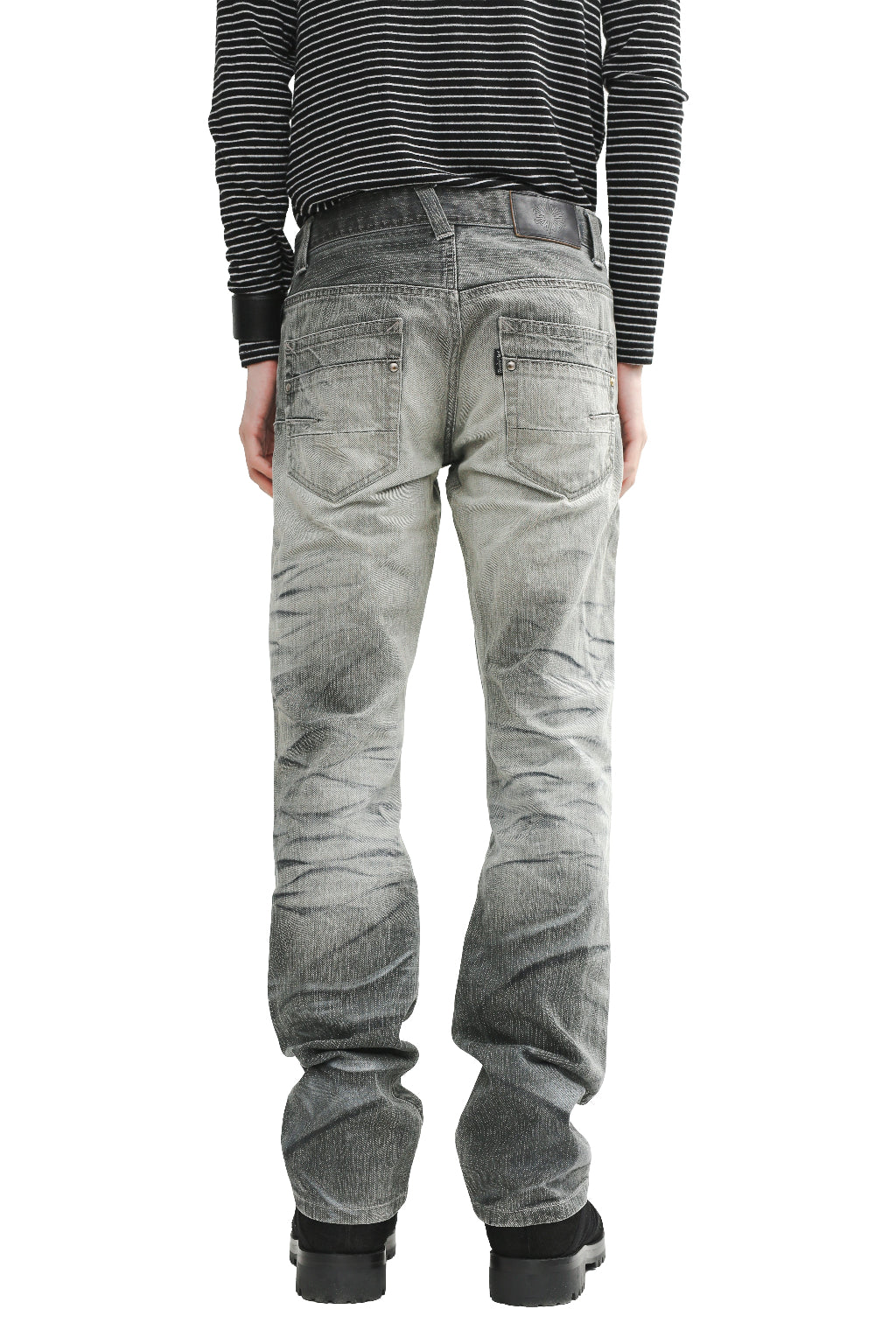 TORNDO MART - FADE GREY SKINNY JEANS