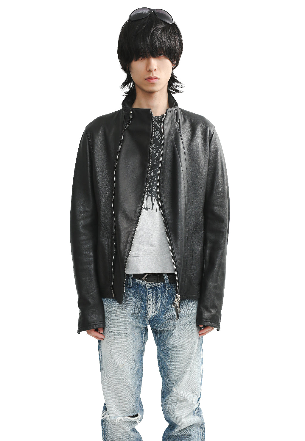 BALENCIAGA - SCRATCHED SWEATSHIRT