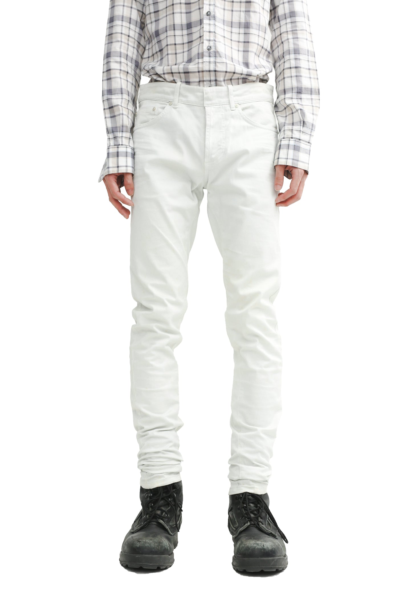 BALENCIAGA - WHITE SKINNY JEANS