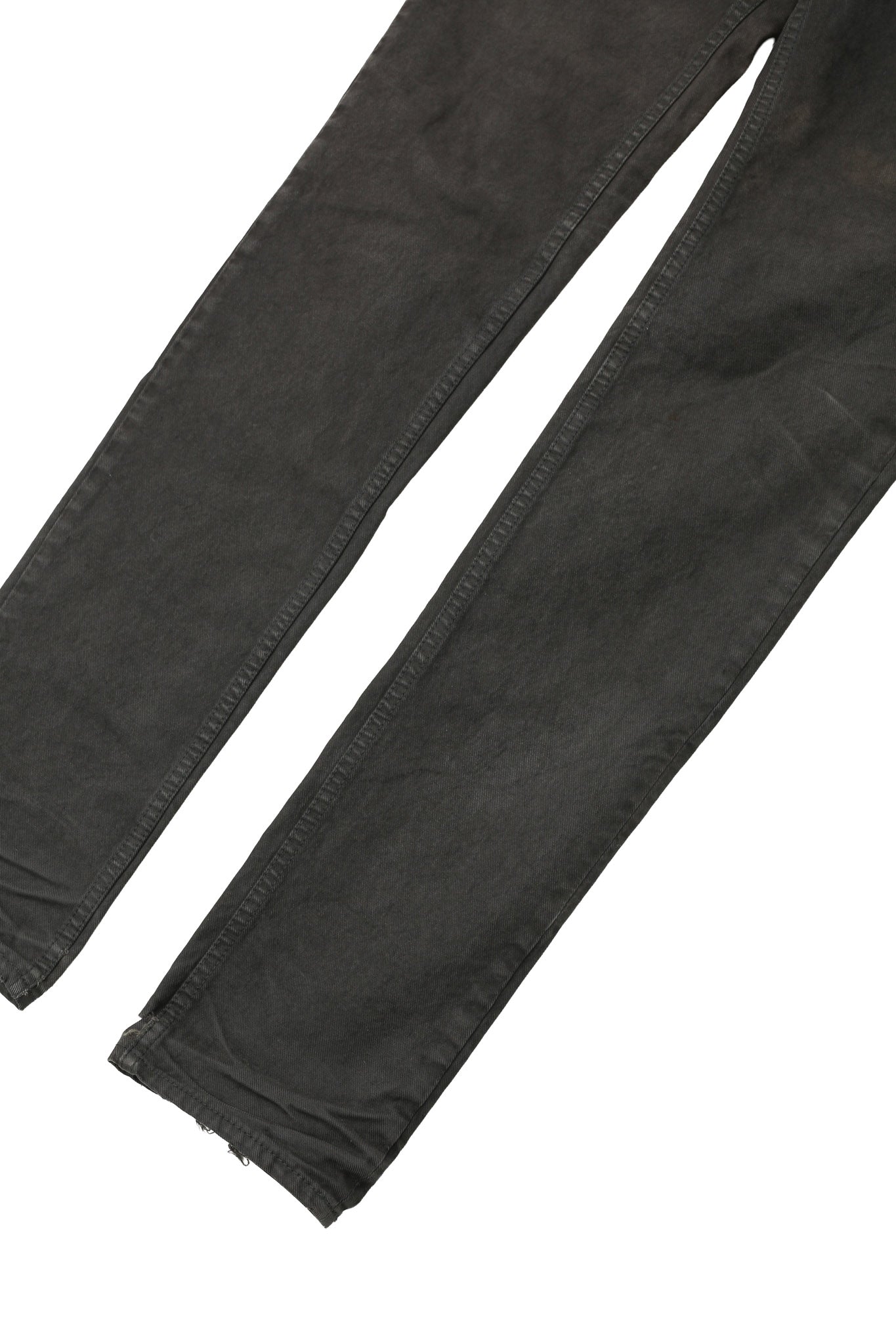 WAIST COATED STRAIGHT JEANS