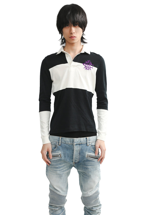 COLOR BLOCK POLO SHIRT