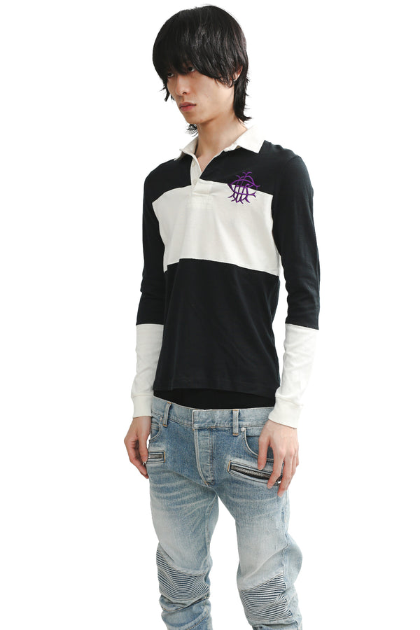 COLOR BLOCK POLO SHIRT