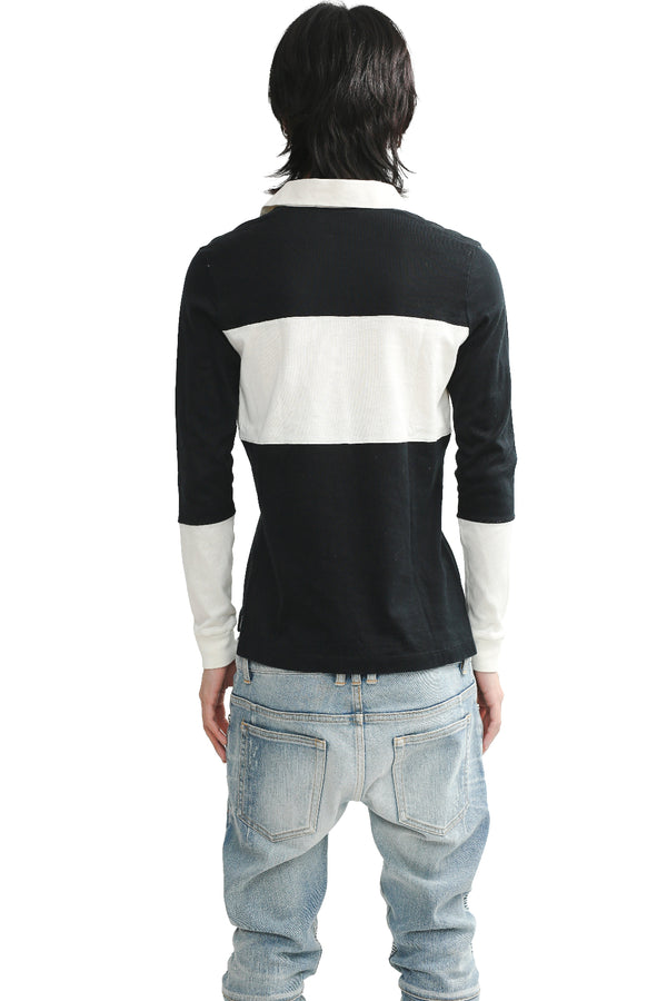 COLOR BLOCK POLO SHIRT