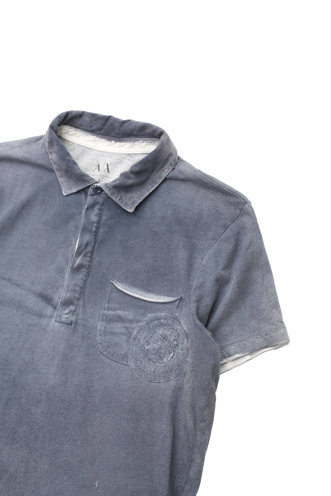 ARMANI  EXCHANGE - FADED POLO SHIRT