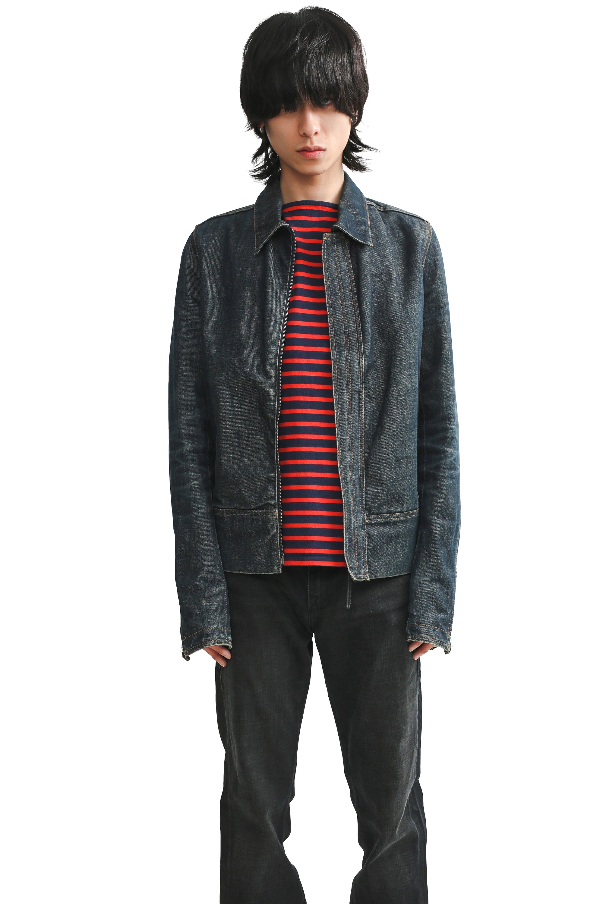DIOR HOMME 06F/W - ZIP DENIM JACKET