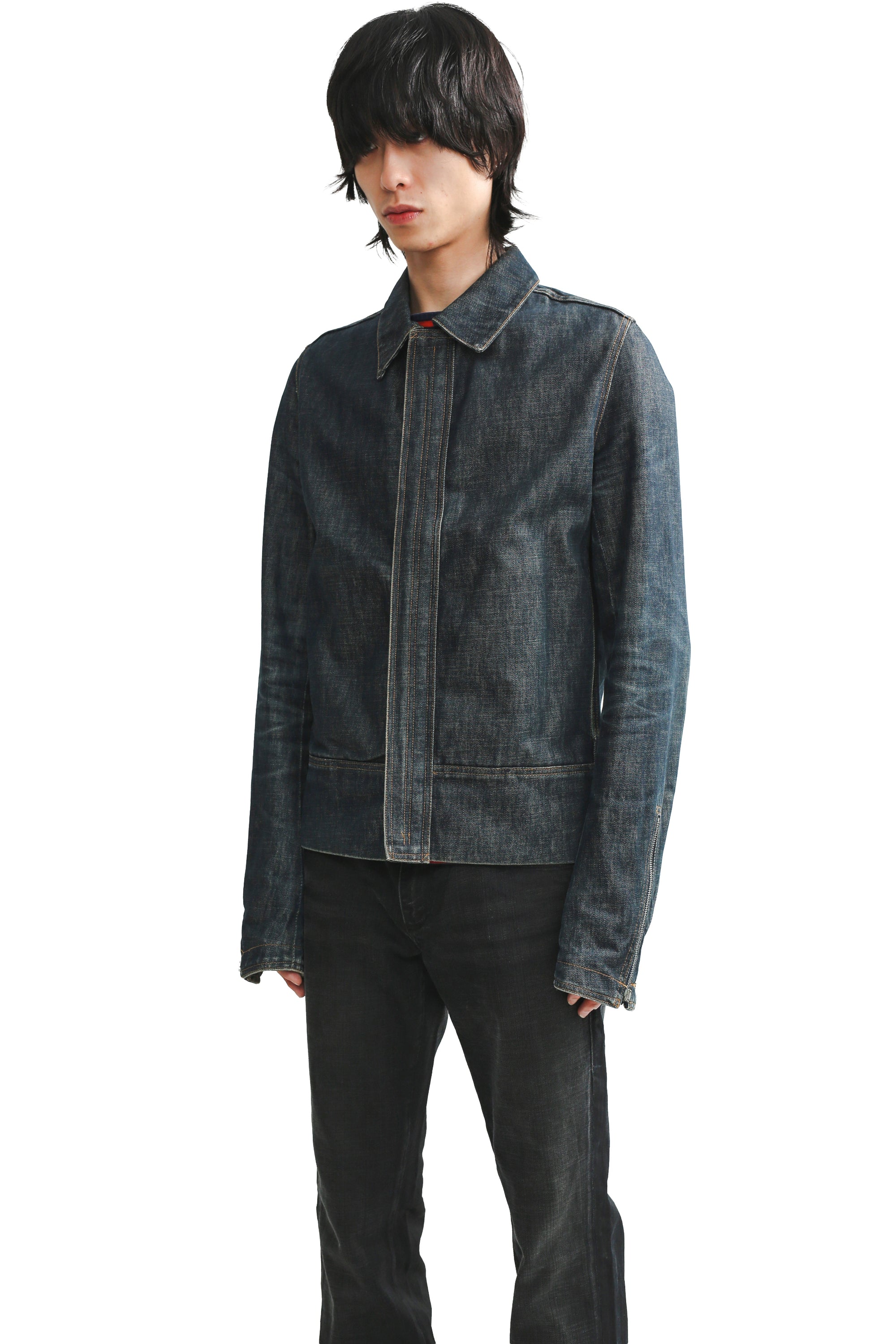 DIOR HOMME 06F/W - ZIP DENIM JACKET