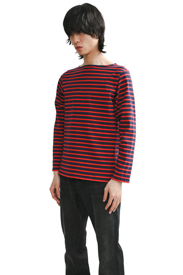 SAINT LAURENT PARIS - STRIPED LONG SLEEVE TEE