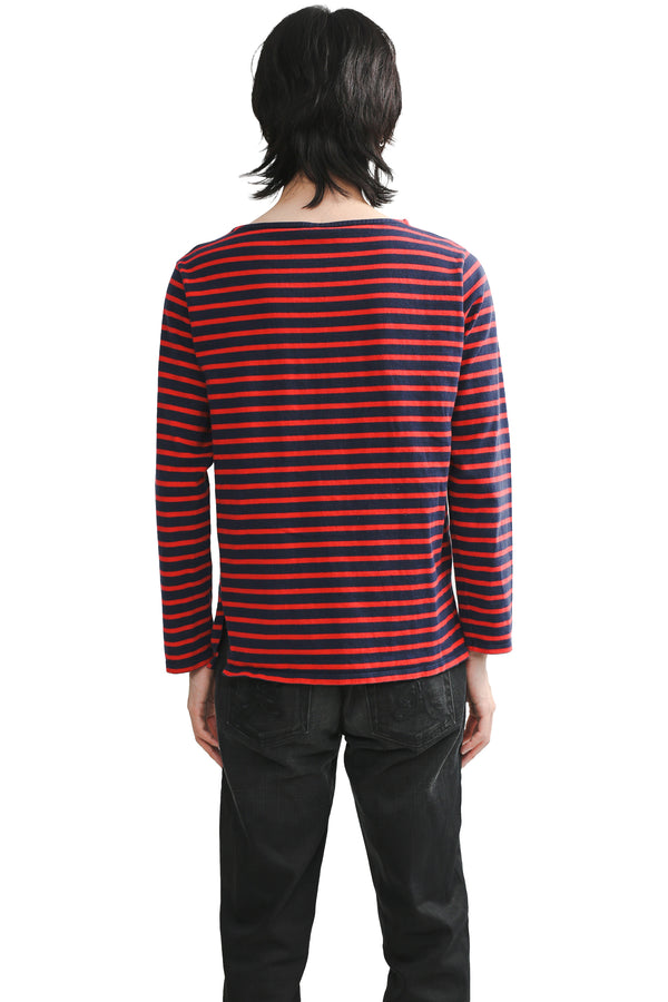 SAINT LAURENT PARIS - STRIPED LONG SLEEVE TEE
