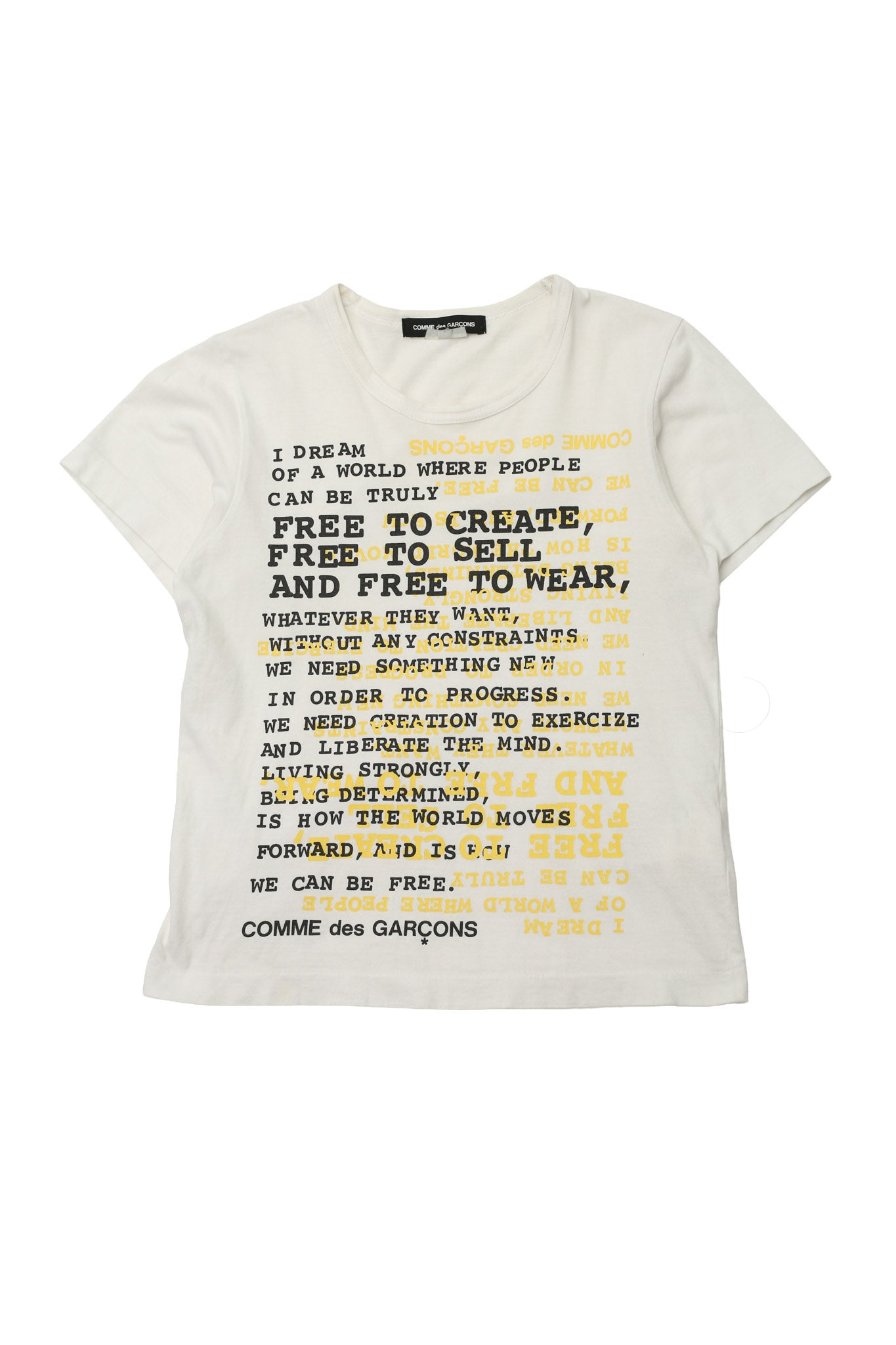 COMME DES GARCONS - PRINTED TIGHT TEE