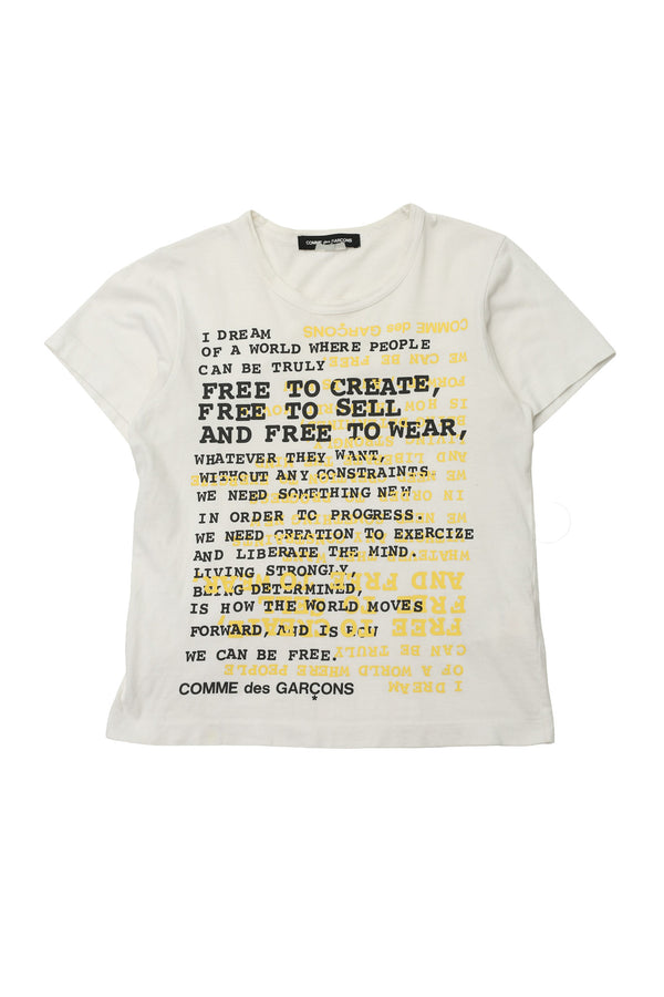 COMME DES GARCONS - PRINTED TIGHT TEE