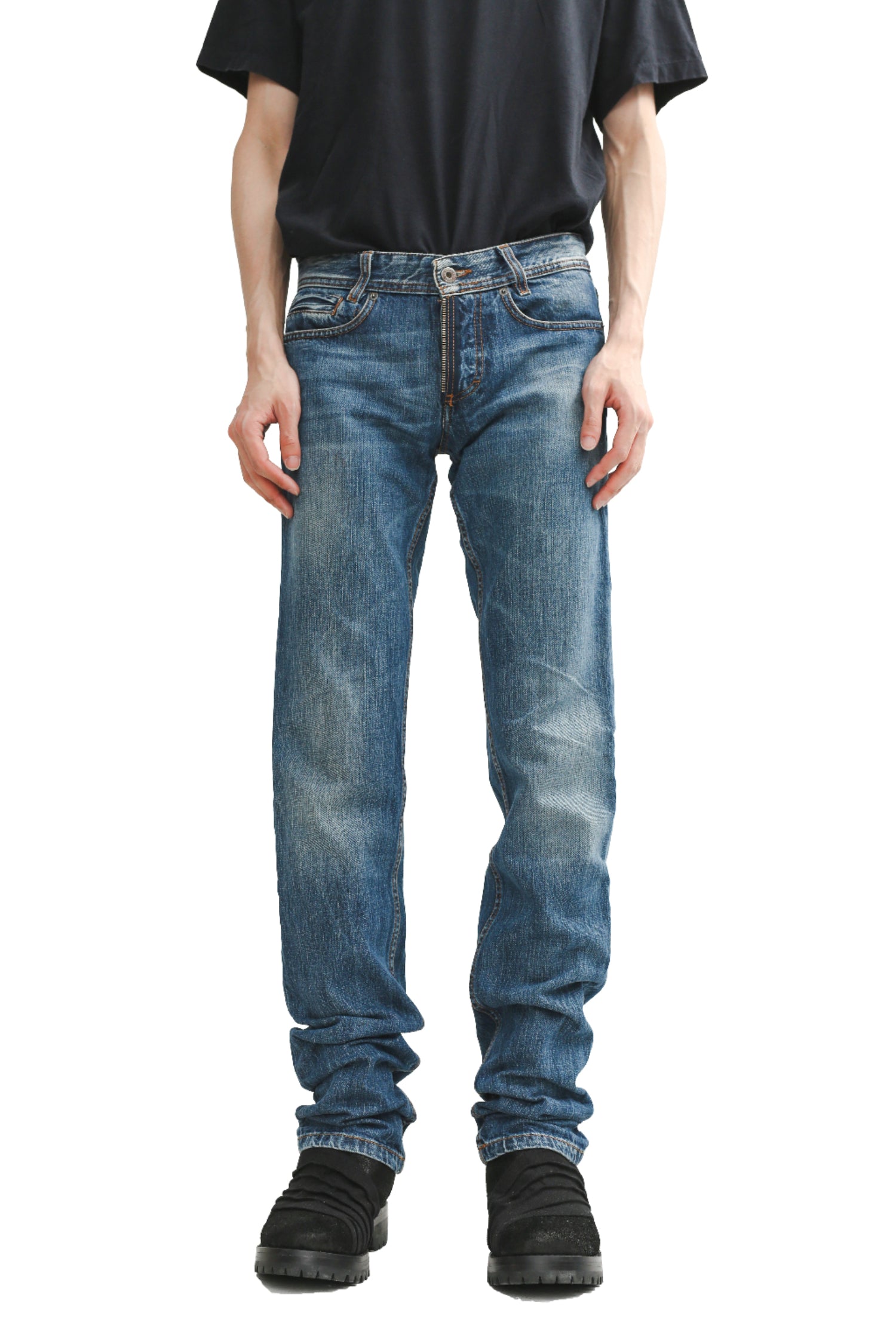 DOLCE & GABBANA - FADED STRAIGHT JEANS